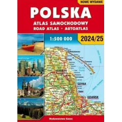 POLSKA ATLAS SAMOCHODOWY 1:500 000