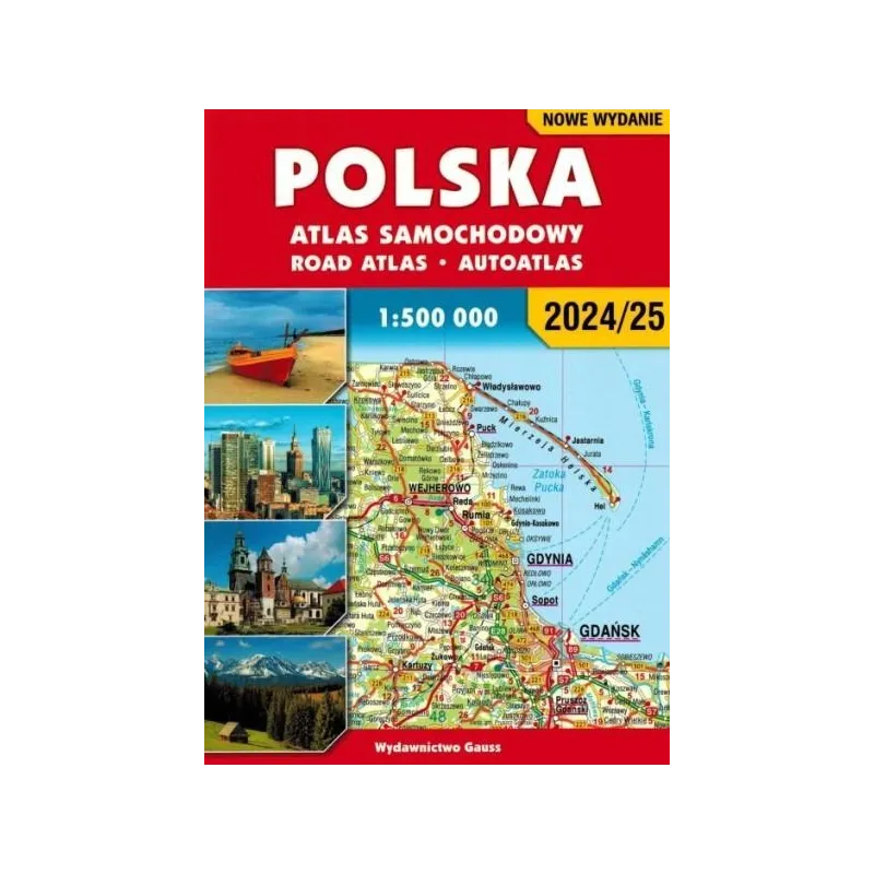 POLSKA ATLAS SAMOCHODOWY 1:500 000