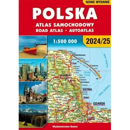 POLSKA ATLAS SAMOCHODOWY 1:500 000