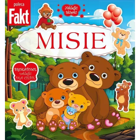 MISIE. NAKLEJKI ISKIERKI