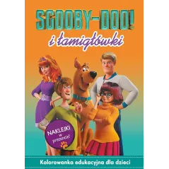 SCOOBY-DOO! I ŁAMIGŁÓWKI. KOLOROWANKA EDUKACYJNA DLA DZIECI