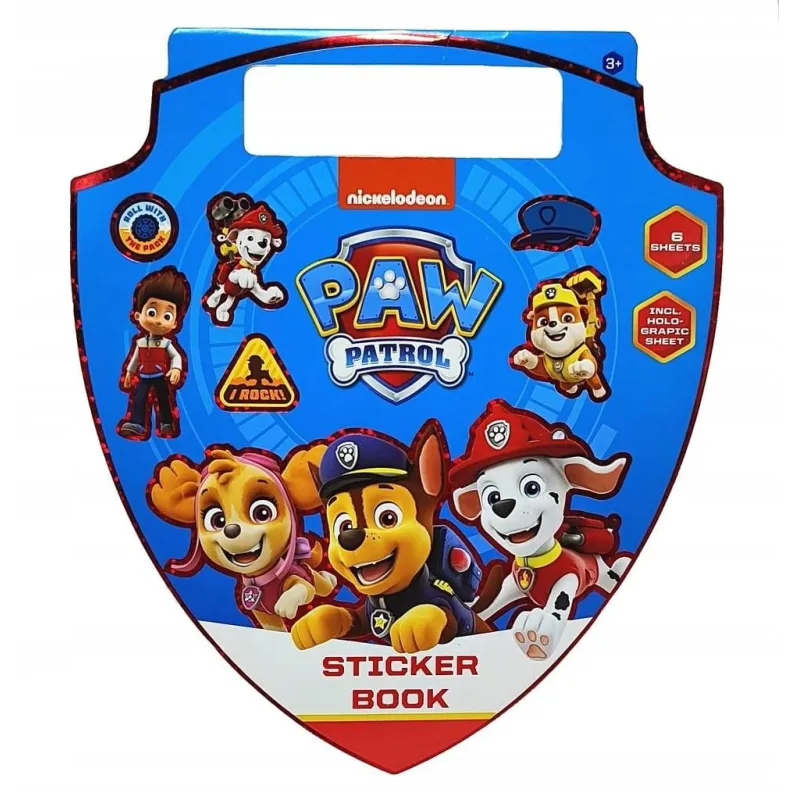 PSI PATROL. KSIĄŻECZKA Z NAKLEJKAMI 3+