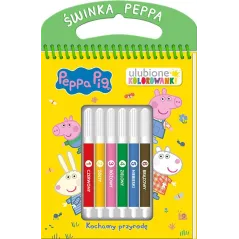 ŚWINKA PEPPA. KOCHAMY PRZYRODĘ. ULUBIONE KOLOROWANKI II GATUNEK
