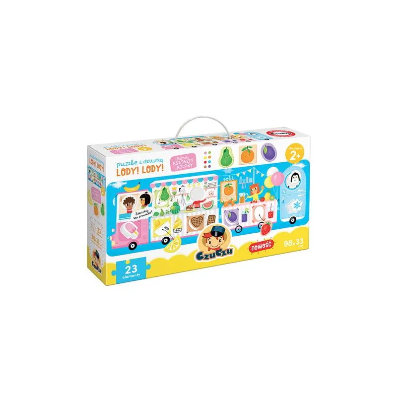LODY! LODY! PUZZLE Z DZIURKĄ CZUCZU 2+ - Bright Junior Media