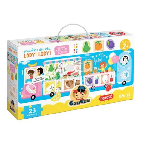 LODY! LODY! PUZZLE Z DZIURKĄ CZUCZU 2+ - Bright Junior Media