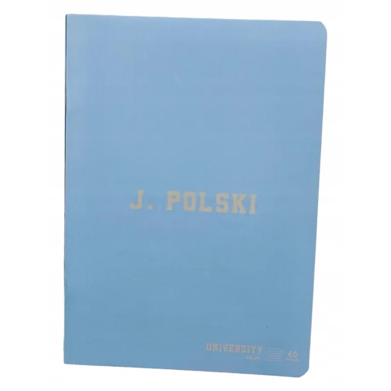 ZESZYT W LINIE Z MARGINESEM 60 KARTEK A5 JĘZYK POLSKI
