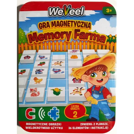 MEMORY FARMA GRA MAGNETYCZNA 3+