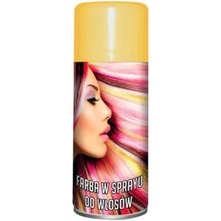 FARBA DO WŁOSÓW W SPRAYU ŻÓŁTA 175ML