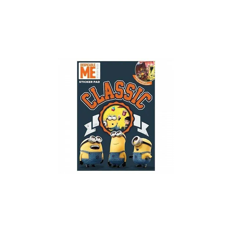 BLOK Z NAKLEJKAMI MINIONKI