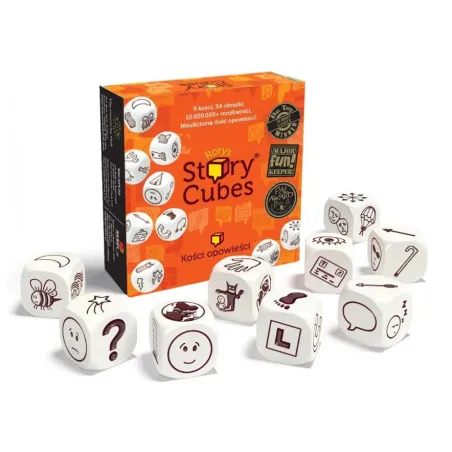 STORY CUBES KOŚCI OPOWIEŚCI REBEL – KREATYWNA GRA TOWARZYSKA 6+