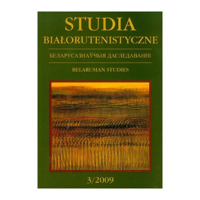STUDIA BIAŁORUTENISTYCZNE 3/2009 Ryszard Radzik, Michał Sajewicz - UMCS