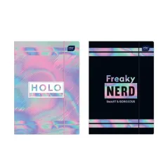 TECZKA Z GUMKĄ A4 HOLOGRAM