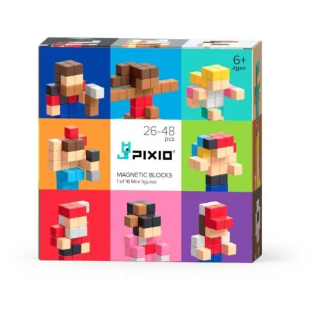 Klocki Magnetyczne Pixio 48 Elementów 6+ Klocki Magnetyczne Pixio 48 Elementów 6+