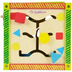 DREWNIANA KOSTKA EDUKACYJNA SORTER EICHHORN 1+ - Simba