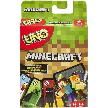 UNO MINECRAFT MATTEL 7+