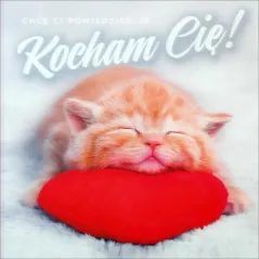 Karnet Walentynkowy Kocham Cię!