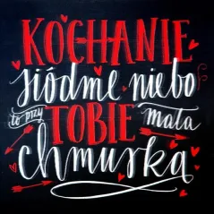 KARNET WALENTYNKOWY KOCHAM CIĘ!