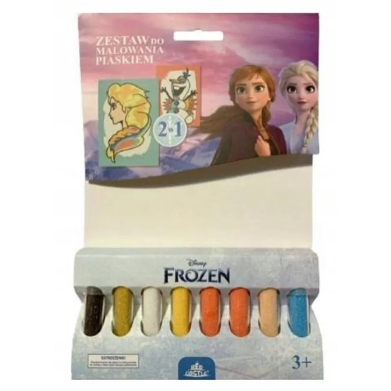 DISNEY KRAINA LODU. ZESTAW DO MALOWANIA PIASKIEM 2W1 3+ - Joinco