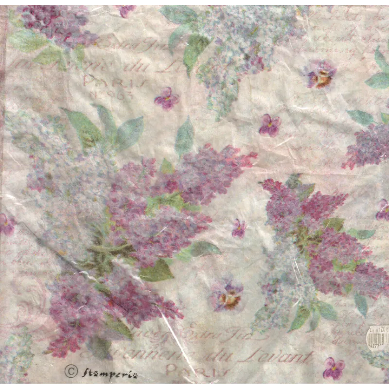 PAPIER RYŻOWY BEZ 48 X 33 CM