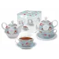 Porcelanowy Dzbanek Z Filiżanką I Spodkiem Duo Wyjątkowy Dzień Niebieskie Róże Porcelanowy Dzbanek Z Filiżanką I Spodkiem Duo Wyjątkowy Dzień Niebieskie Róże