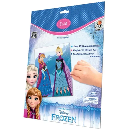 WYKLEJANKA ZESTAW KREATYWNY KRAINA LODU DISNEY 4+ - Stnux