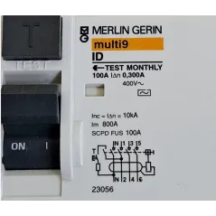 WYŁĄCZNIK RÓŻNICOWOPRĄDOWY MERLIN GERIN MULTI9 100A 230V 23059 UZYWANY
