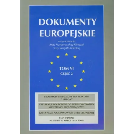 Dokumenty Europejskie 6 Część 2 Dokumenty Europejskie 6 Część 2