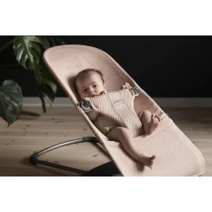 Leżaczek Bujaczek Babybjorn Bliss Mesh Szary 0-13 Kg 0+