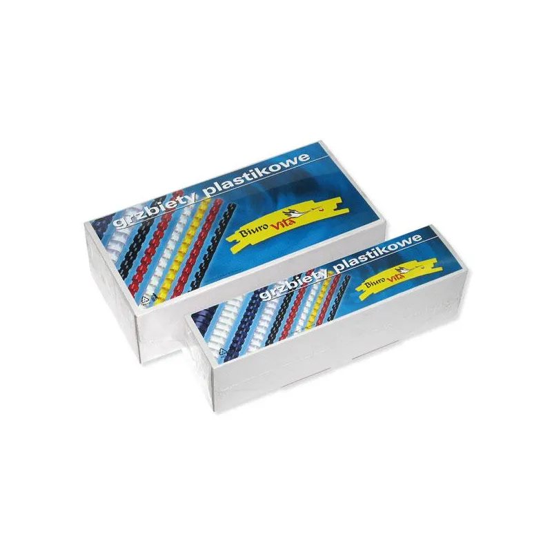 GRZBIETY DO BINDOWANIA PLASTIKOWE CZARNE 6MM