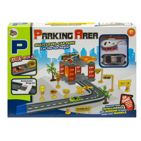 PARKING SAMOCHODOWY Z AKCESORIAMI 3+