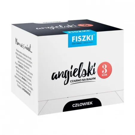 FISZKI ANGIELSKI CZARNO NA BIAŁYM CZŁOWIEK 3 - Cztery Głowy