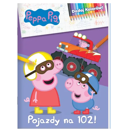 Świnka Peppa. Pojazdy Na 102! Dodaj Kolorów