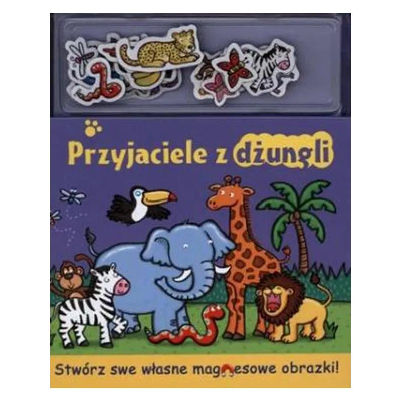 Przyjaciele z dżungli magnesy