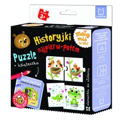 Historyjki najpierwpotem. Puzzle  książeczka Anna Podgórska