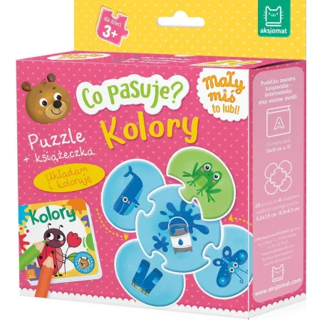 Kolory. Co pasuje Puzzle  książeczka Anna Podgórska