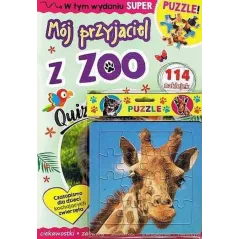 MÓJ PRZYJACIEL Z ZOO + PUZZLE - o-press