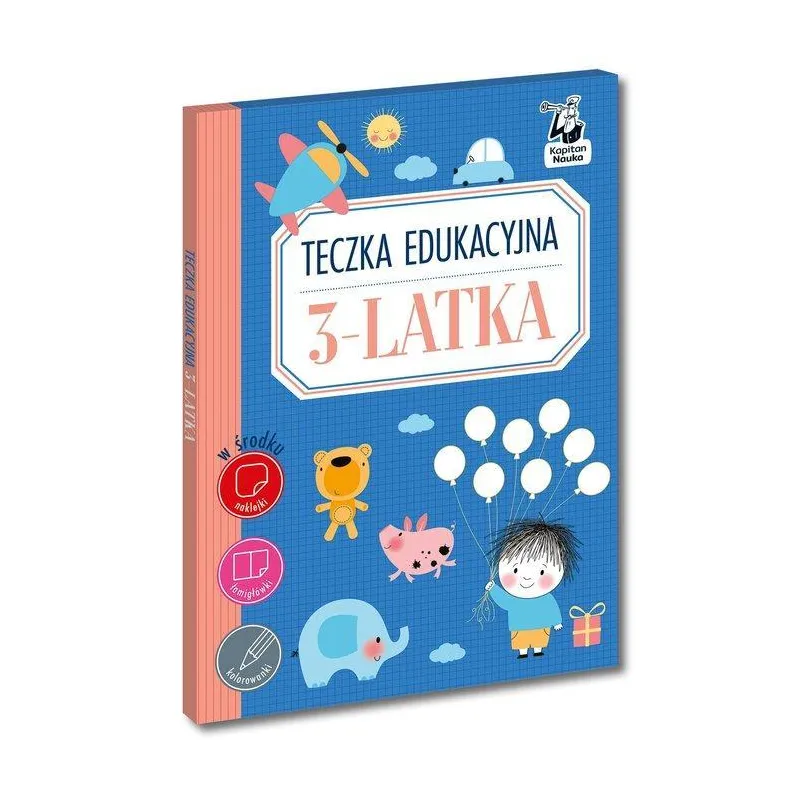 TECZKA EDUKACYJNA 3-LATKA KAPITAN NAUKA