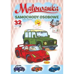 SAMOCHODY OSOBOWE. MALOWANKA Z NAKLEJKAMI