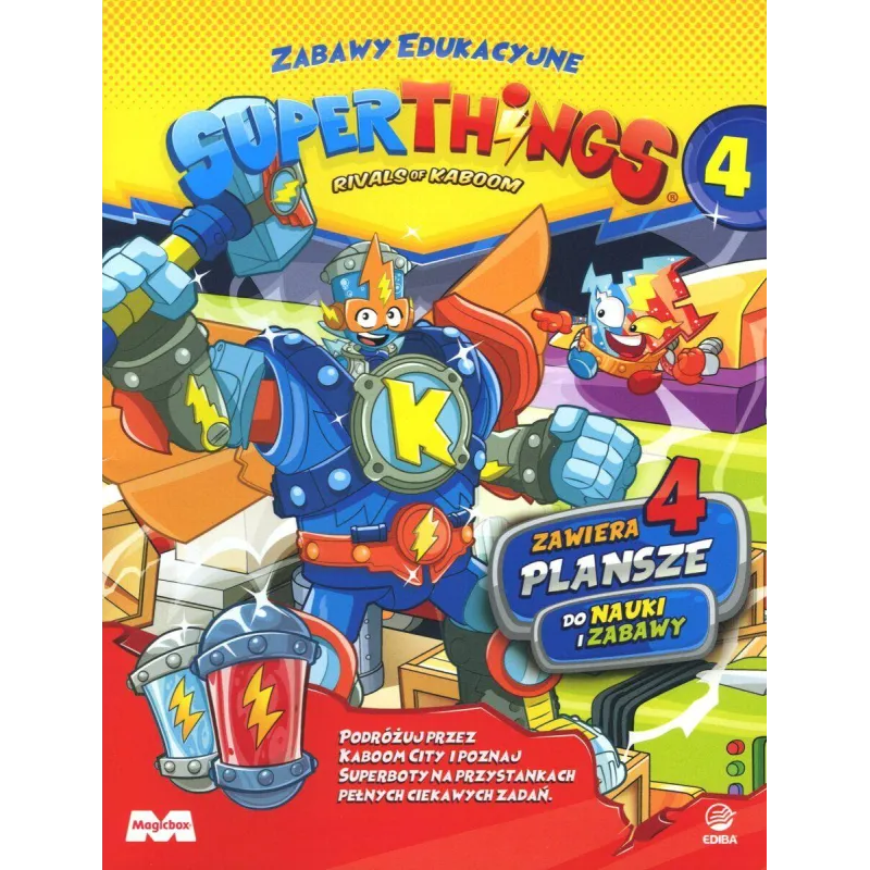 SuperThings Zabawy edukacyjne 4  3 figurki Opracowanie zbiorowe