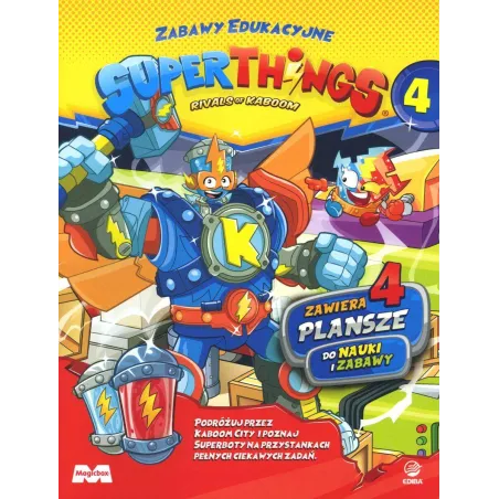 SuperThings Zabawy edukacyjne 4  3 figurki Opracowanie zbiorowe