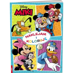 DISNEY MIKI NAKLEJAM I KOLORUJĘ - Ameet