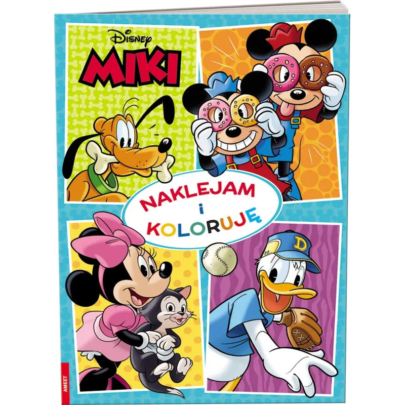 DISNEY MIKI NAKLEJAM I KOLORUJĘ - Ameet