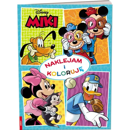 DISNEY MIKI NAKLEJAM I KOLORUJĘ - Ameet
