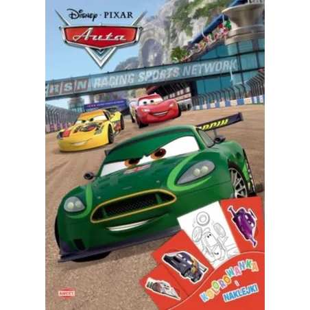 Disney Auta. Kolorowanka I Naklejki Disney Auta. Kolorowanka I Naklejki