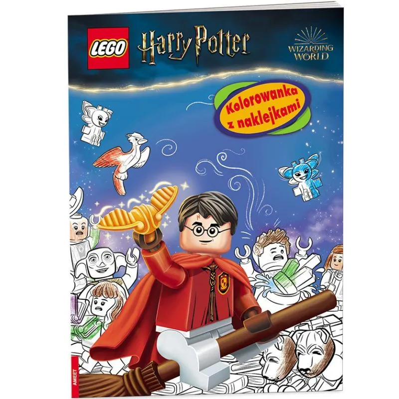 LEGO HARRY POTTER KOLOROWANKA Z NAKLEJKAMI 5+