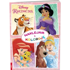 DISNEY KSIĘŻNICZKA NAKLEJAM I KOLORUJĘ - Ameet