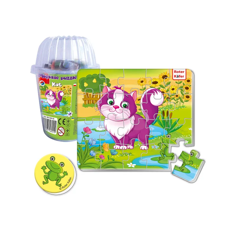 KOT PUZZLE MAGNETYCZNE 20 ELEMENTÓW 3+ II GATUNEK