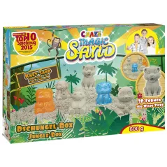 PIASEK KINETYCZNY Z AKCESORIAMI JUNGLE BOX 3+