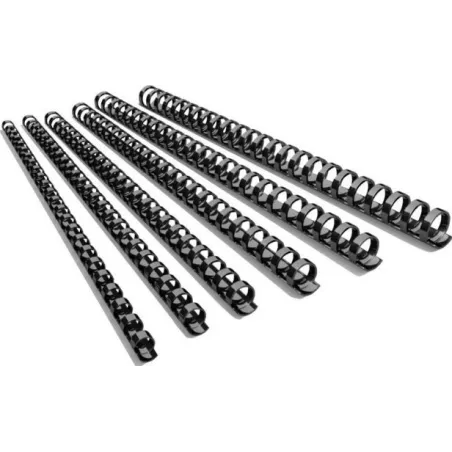 Grzbiety Do Bindowania A4 Czarne 12.5Mm 100 Sztuk Grzbiety Do Bindowania A4 Czarne 12.5Mm 100 Sztuk
