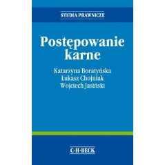 POSTĘPOWANIA KARNE Łukasz Chojniak - C.H. Beck